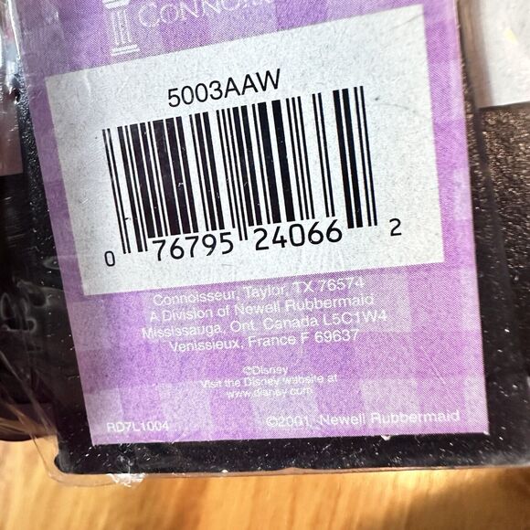 Disney Vintage Y2K Winnie the Pooh Frame Eeyore 2.25" X 3.25" NIB Retro Purple - Picture 5 of 5